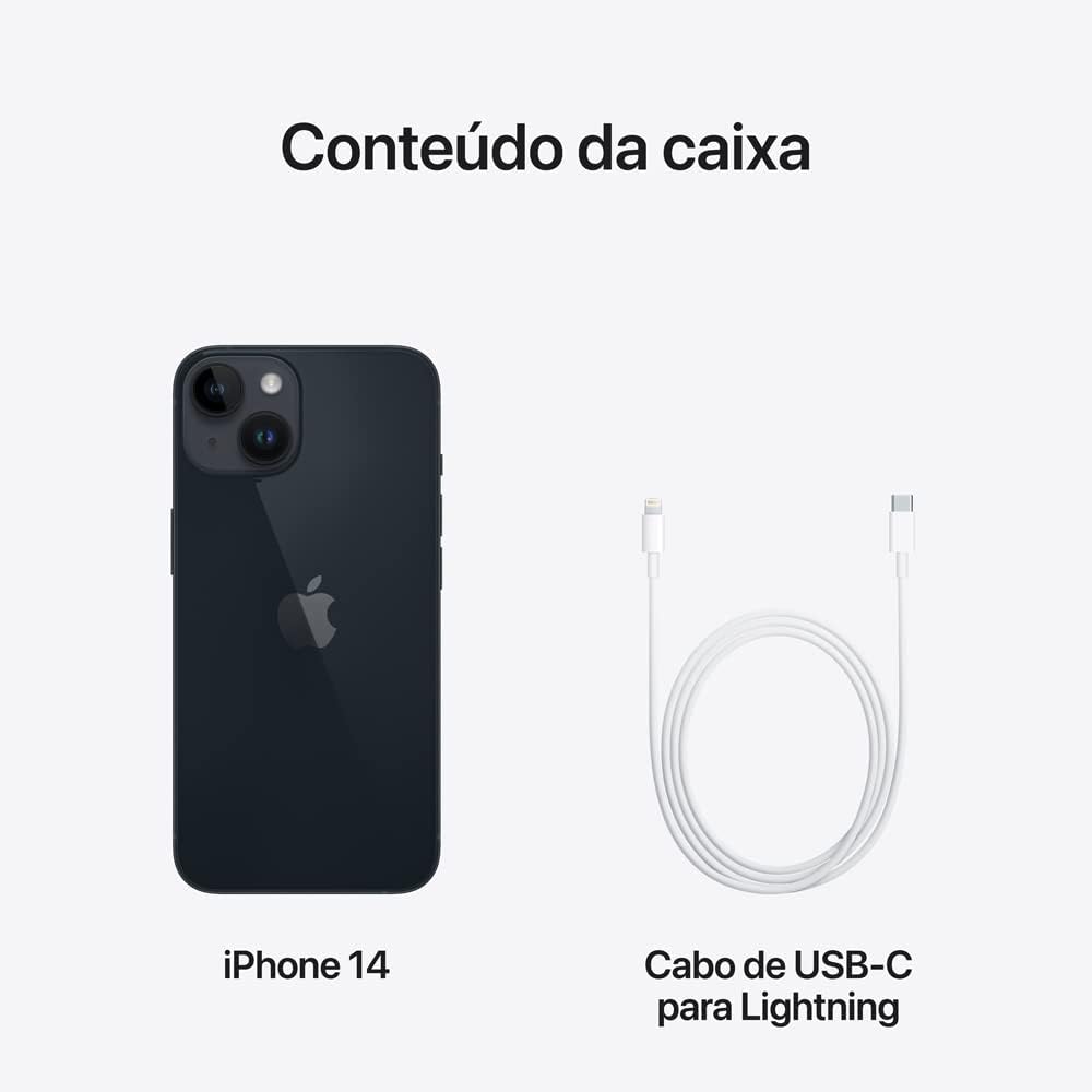 Apple iPhone 14 (128 GB): O Smartphone Que Une Performance e Segurança em um Design Inovador